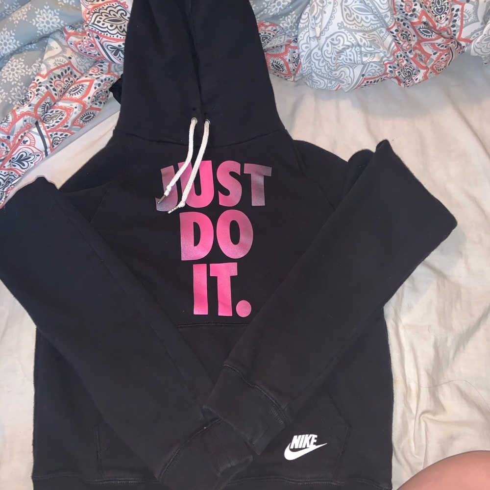 A Nike hoodie